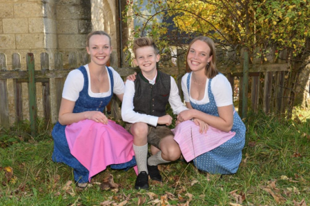 Julia, Theresa und Lukas